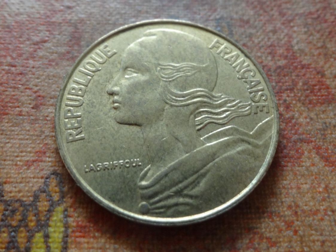 Tutti le monete: FRANCE  20 Centimes  1989  (P) – Usato da Romanel-sur-Lausanne venduto da Swift13 1