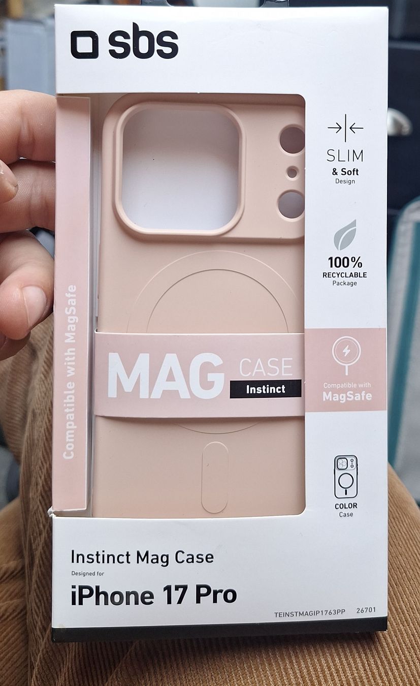 Coques & Protection écran: Coque iPhone 17 Pro SBS MagSafe Instinct - Rose Poudré – Neuf avec emballage d'origine à Crans VD par Yobia8