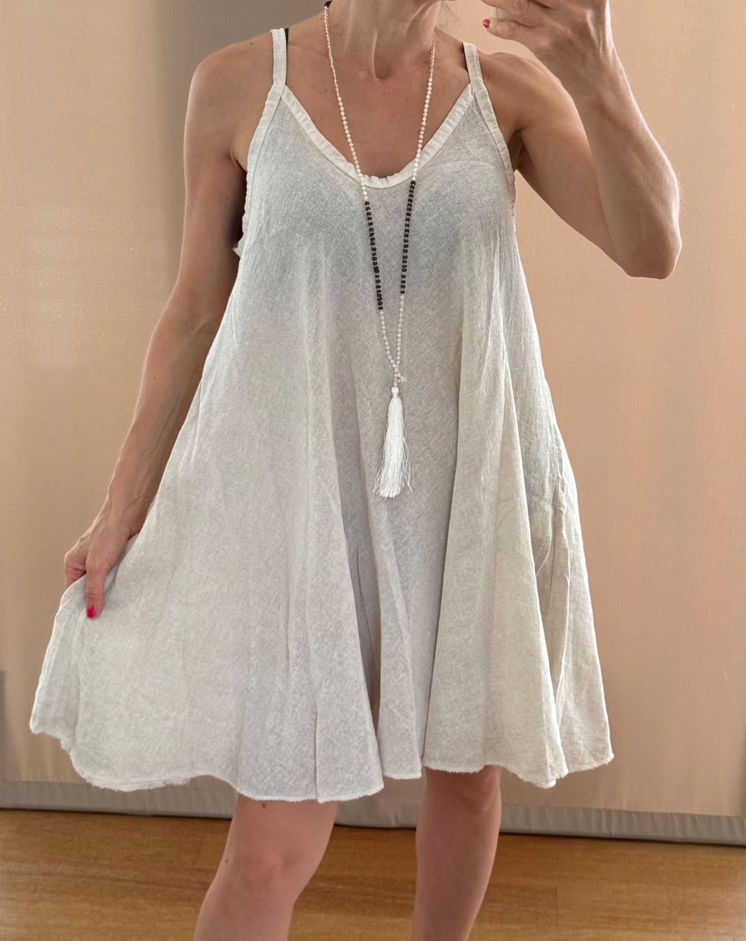 Vestiti: Kleid Baumwolle Bohoostyle OneSize beige Neu – Nuovo e nell'imballaggio originale da Stansstad venduto da InStyle8 3
