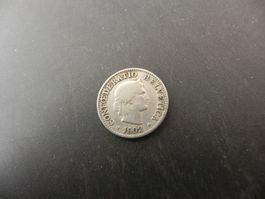Schweiz 5 Rappen 1902 B