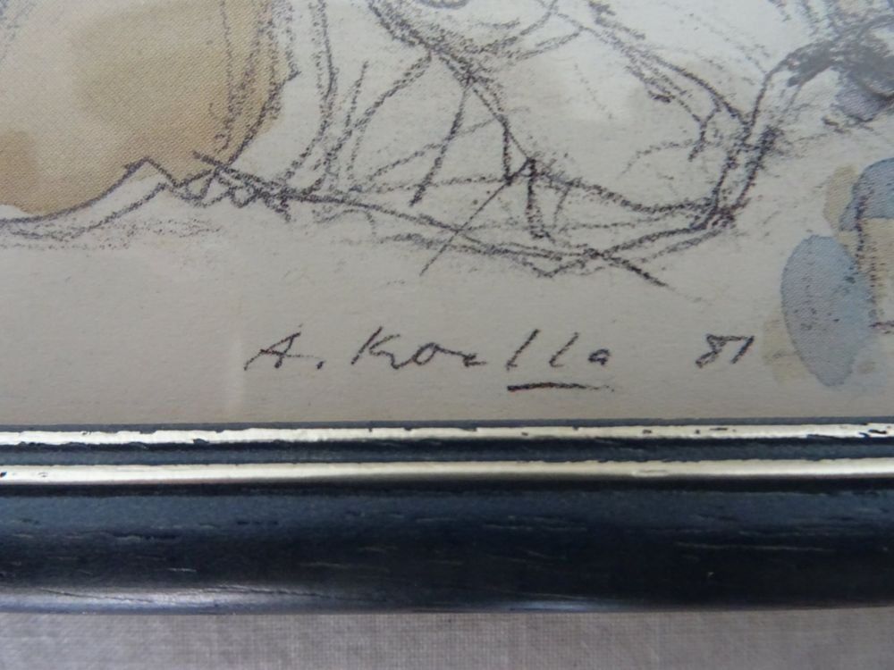 Grafiken & Lithographien: Lithographie Sächsilüüte Alfred Koella – Gebraucht aus Zürich von Engel620 2