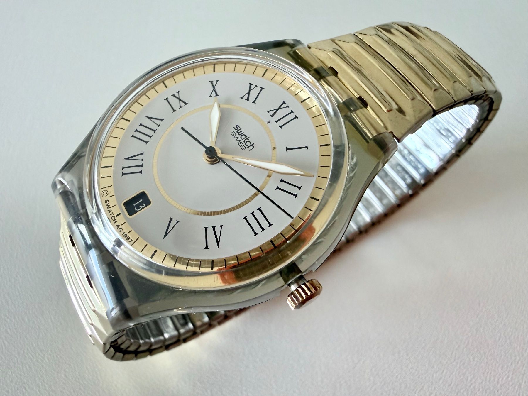 Swatch Orologi: SWATCH Gent Flex Tempo Classico, Ref.GM404, NO box & papers – Nuovo (secondo la descrizione) da Le Mont-sur-Lausanne venduto da LycaGallery