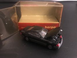 Herpa High Tech Mercedes 500 SL schwarz 1:87 OVP