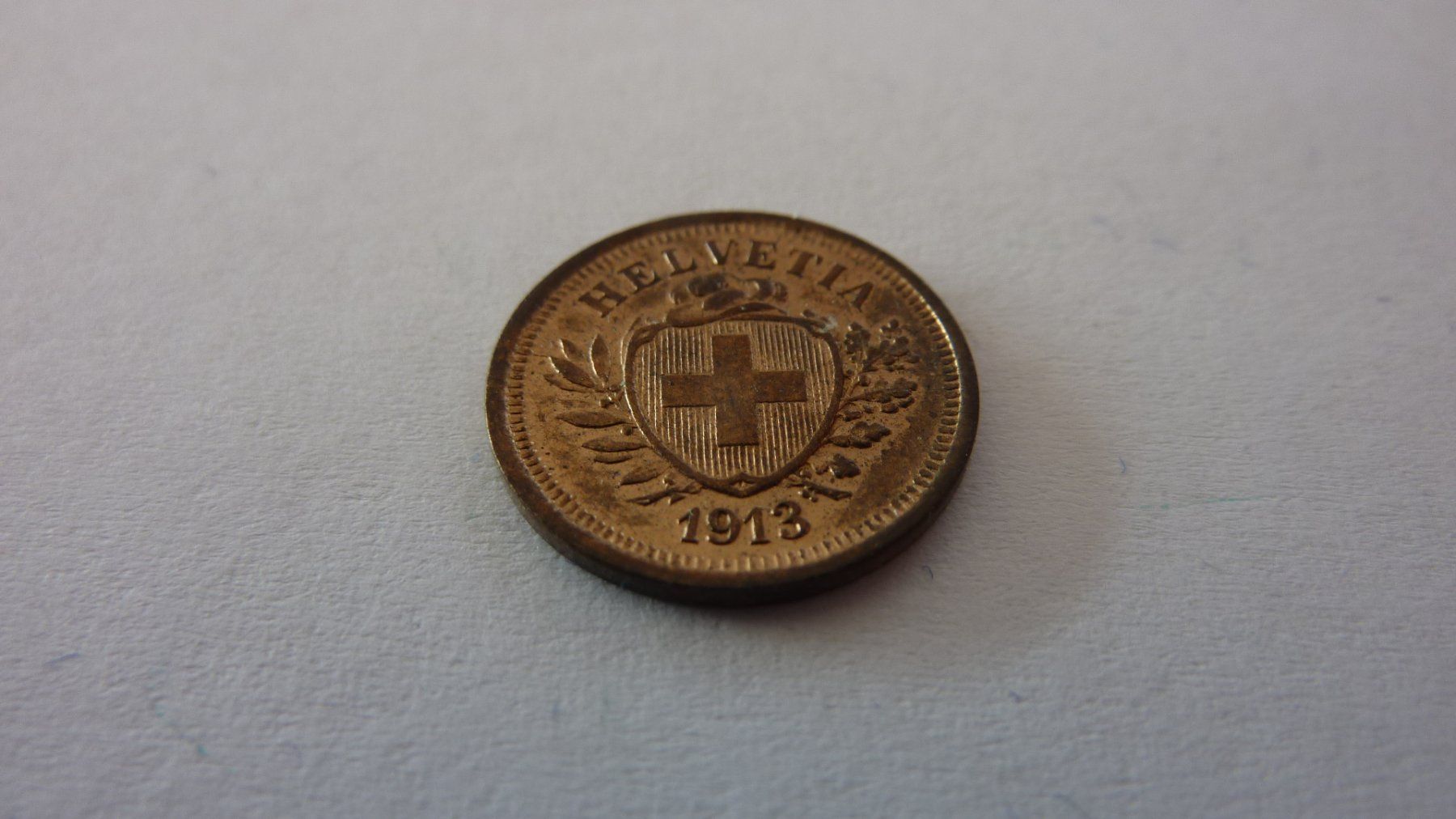 Alle Münzen: Uralter Einräppler 1913, unzirkuliert – Neu (gemäss Beschreibung) aus Birrwil von Schnaepli 1