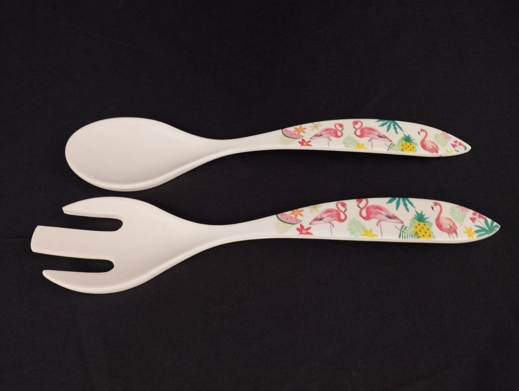 Bestecksets: Flamingo Salatbesteck 2-teilig – Gebraucht aus Schübelbach von Restwert_Schubelbach 3