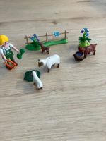Playmobil Bäuerin mit Weidetieren