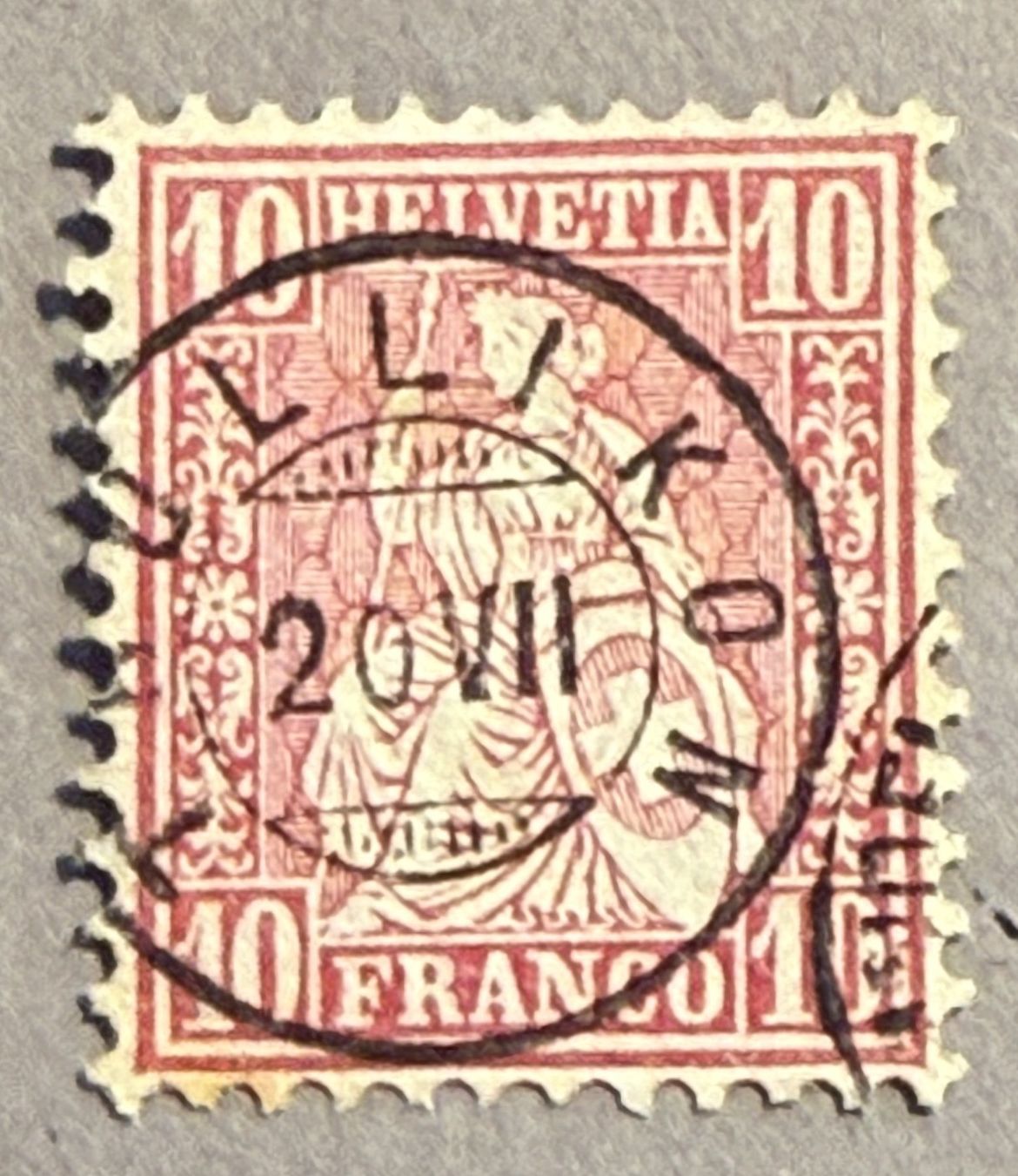 Tutti i francobolli: 38 Zwergstempel Trüllikon – Usato da Steinhausen venduto da yukon26
