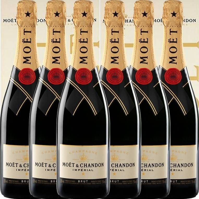 Vino: 6 FLASCHE CHAMPAGNER MOET BRUT 75cl – Usato da Schönenwerd venduto da 1952kv