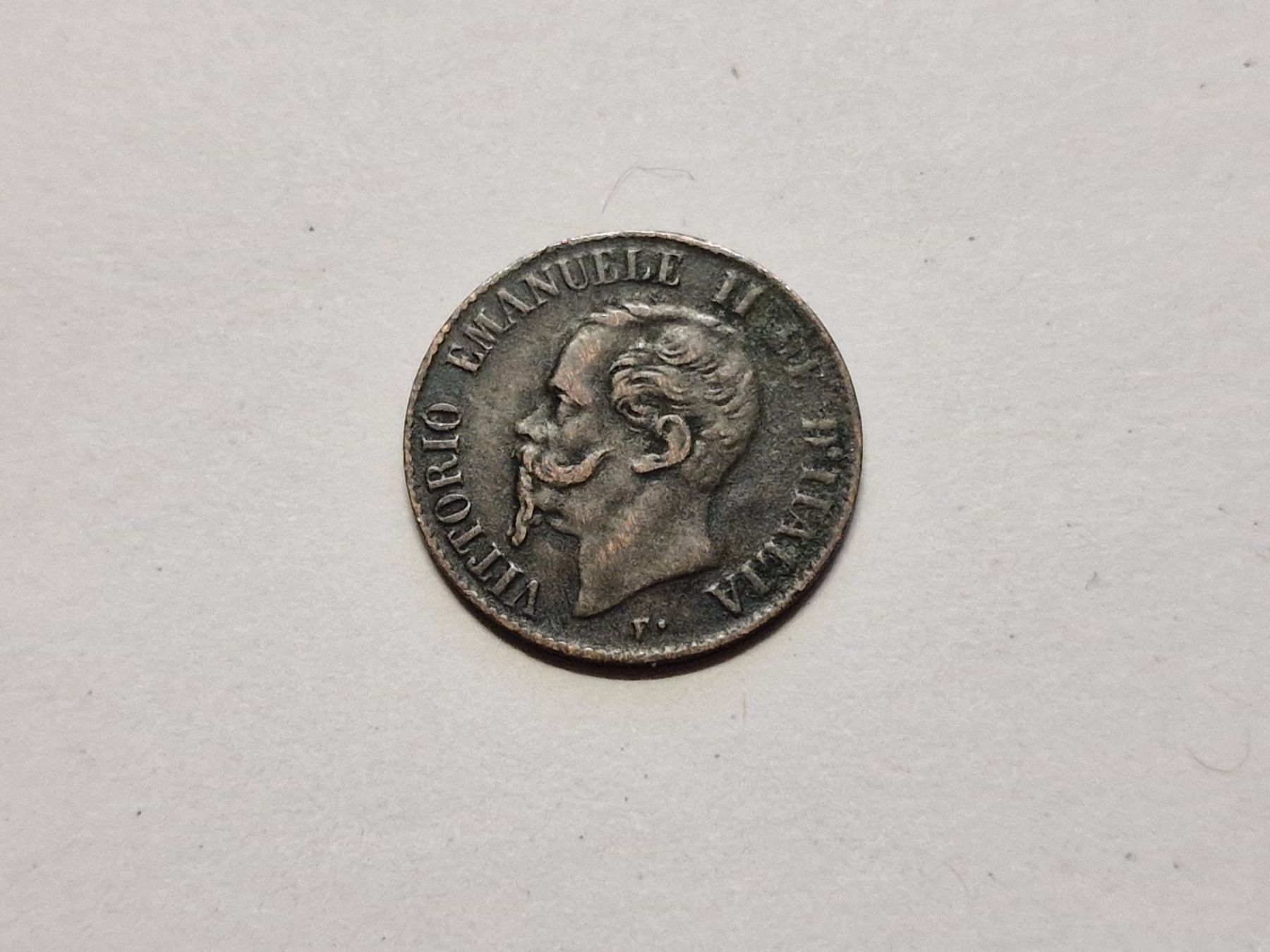 Alle Münzen: Italien 1- Centesimo 1867. – Gebraucht aus Zürich von Moreira01 1