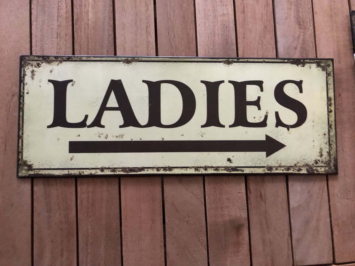 Insegne: Vintage Blechschild Ladies – Nuovo (secondo la descrizione) da Mönchaltorf venduto da manuski 1