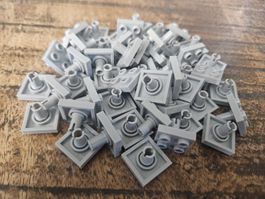 lego 2476 lot de 50 pièces Light Bluish Gray Plate,