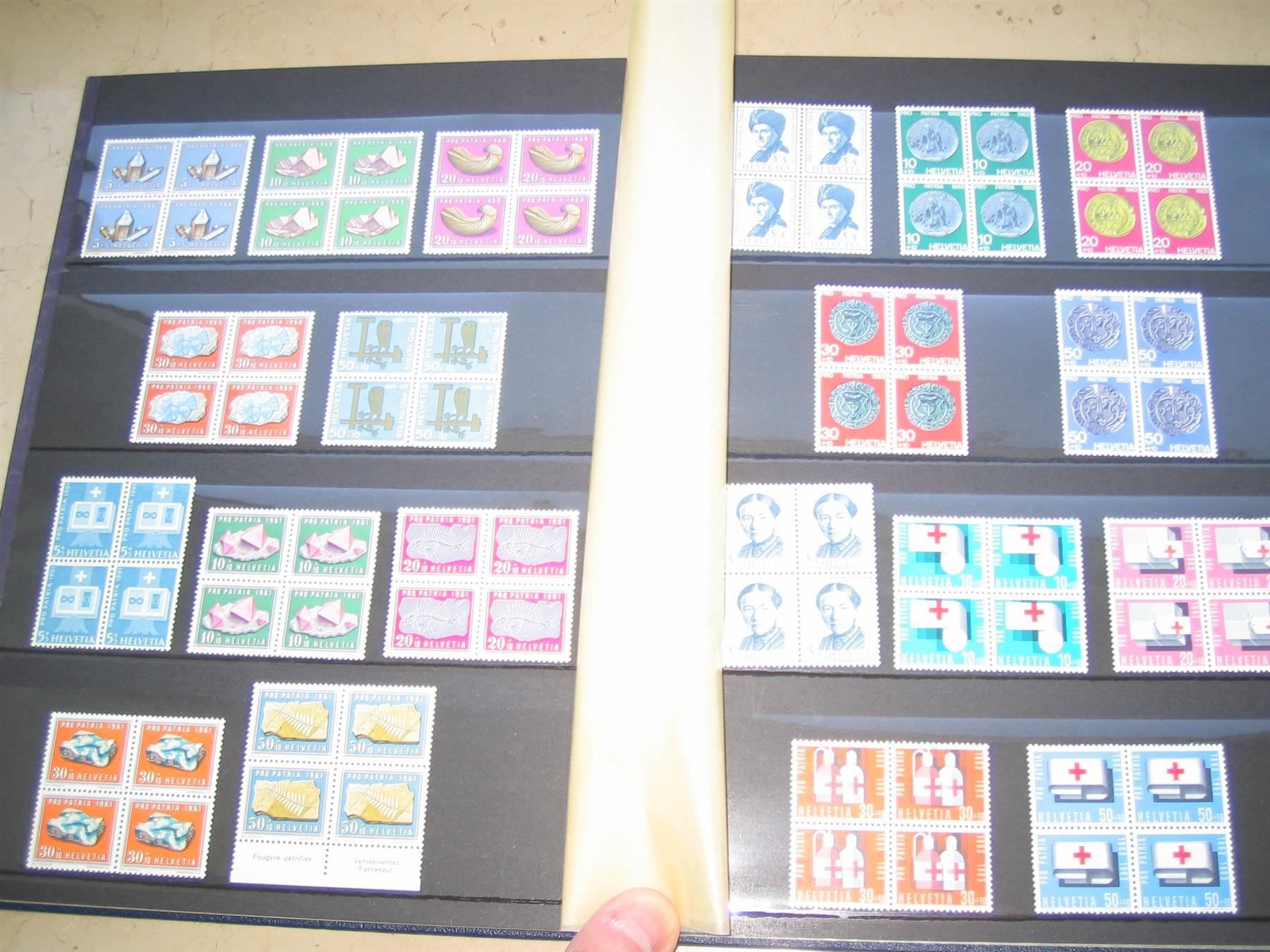 Alle Briefmarken: PATRIA V'block Sammlung postfrisch (1) – Gebraucht aus Winterthur von Kyoung 6