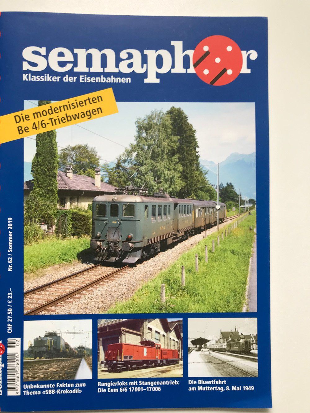 Riviste & Magazine: Semaphor Klassiker der Eisenbahn 62; Sommer 2019 – Usato da Köniz venduto da vasco013