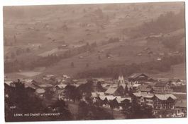 Lenk mit Chalet v. Oestreich, Photokarte, gelaufen 1917