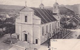 Olten Stadtkirche und Umgebung