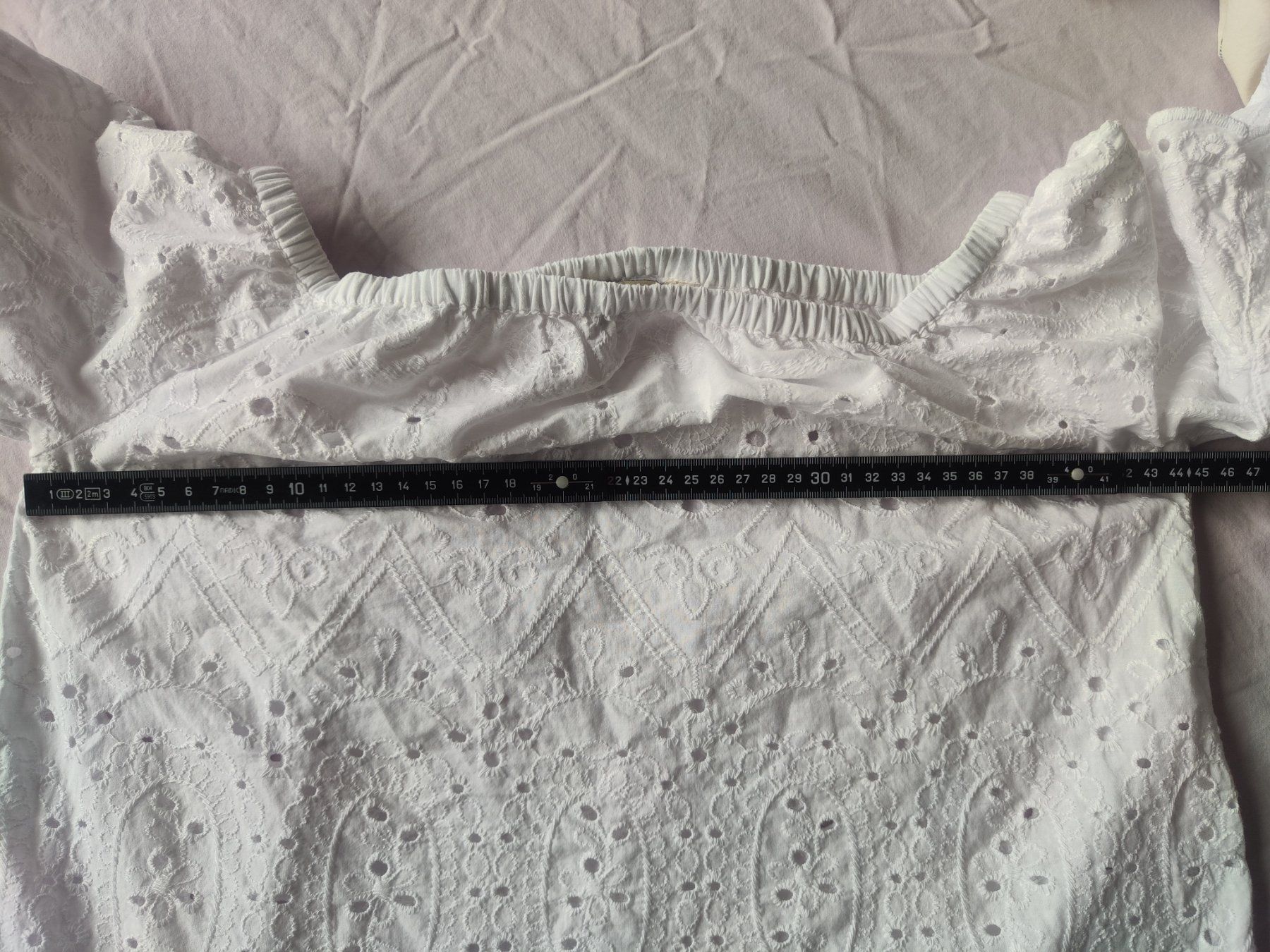 Blusen: Embroidery White Off shoulders Top Bluse 36/38 – Neu (gemäss Beschreibung) aus Sursee von Re.joy 4