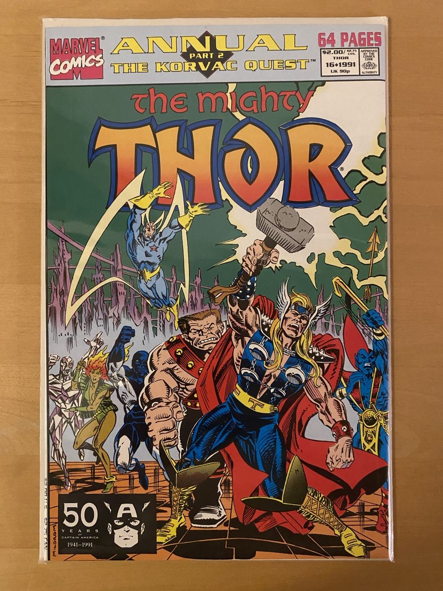 Fumetti: The Mighty Thor Annual #16 Marvel Comics 1991 – Usato da Romanshorn venduto da jul_f68h