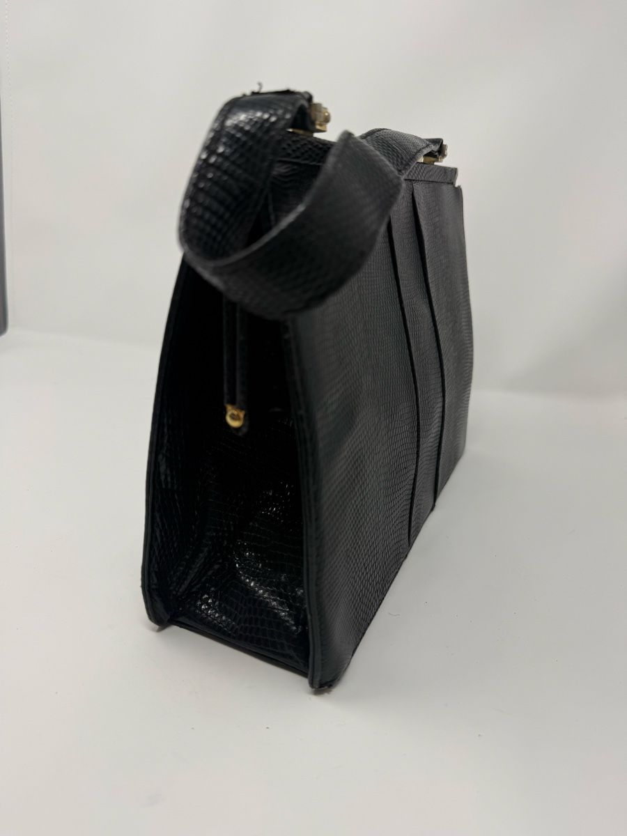 Borse da donna: Handtasche Leder schwarz Vintage  – Usato da Luzern venduto da kim221080 3