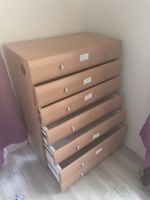 Kommode 6 Schubladen Holzfurnier gute Zustand