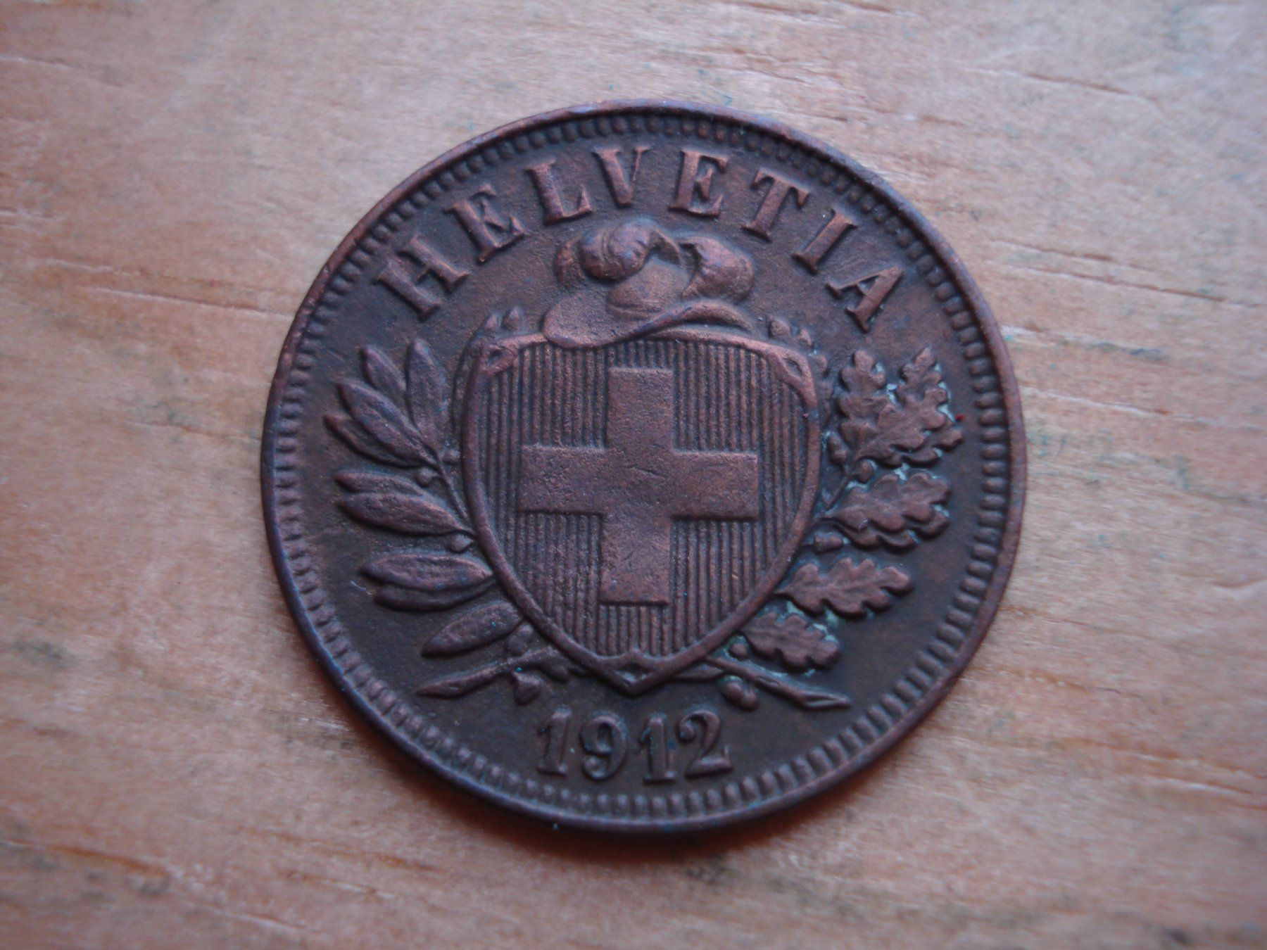 Tutti le monete: (W5) 2 Rappen 1912 – Usato da Erlach venduto da Net-Coins