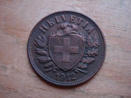 (W5) 2 Rappen 1912