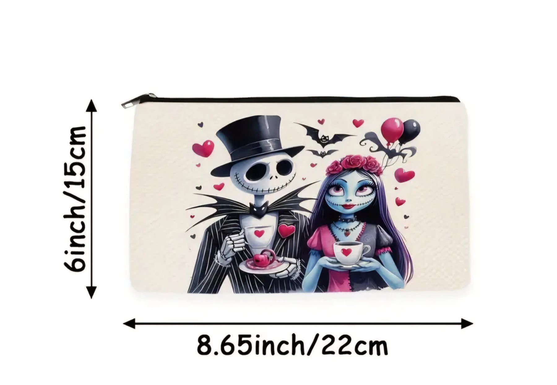Custodie per cosmetici: Täschli / Necessaire Nightmare before Christmas NEU Jack – Nuovo e nell'imballaggio originale da Füllinsdorf venduto da Sunnebliemli7 1