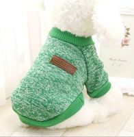 Warmer Hundepullover grün 25 cm ideal für Übergangszeit