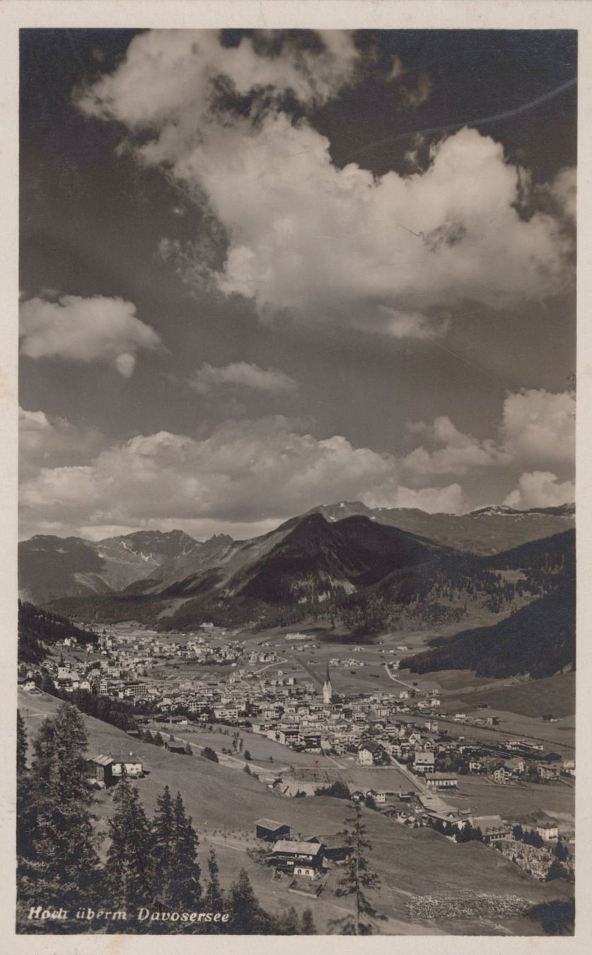Cartoline postali: 0056 - Postkarte / Ansichtskarte - Davos – Usato da Reinach BL venduto da Boston-Verkauf