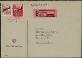 1942 - Bundesverwaltung BVW - Brief - BFr - Splügen GR