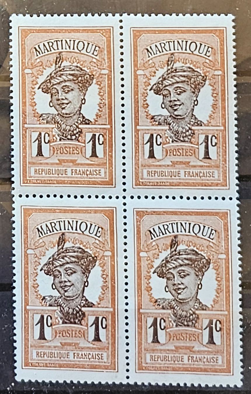 Tutti i francobolli: MARTINIQUE  bloc de 4 neuf ** – Nuovo (secondo la descrizione) da Les Valettes venduto da Nuba1