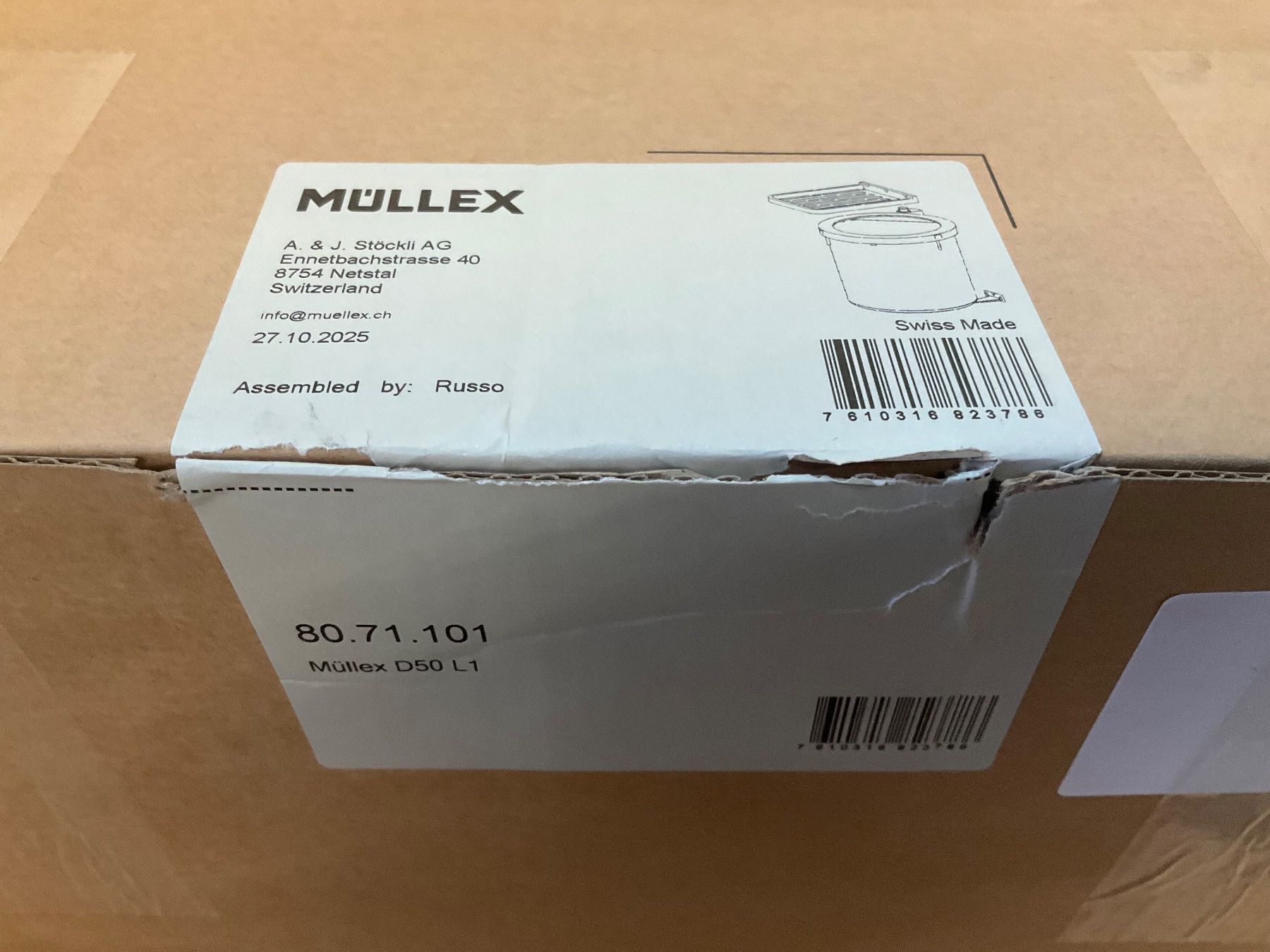 Müllex Cestini per rifiuti: 082 Müllex Abfallsystem D50 L1 – Nuovo (secondo la descrizione) da Derendingen venduto da Meisterstuecke 6