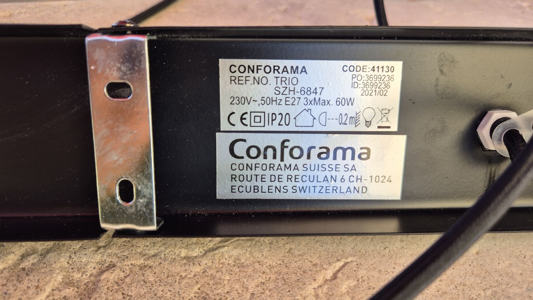 Conforama Lampen: Lampe suspension trois ampoules  – Gebraucht aus Miège von zuf_k2z2 4