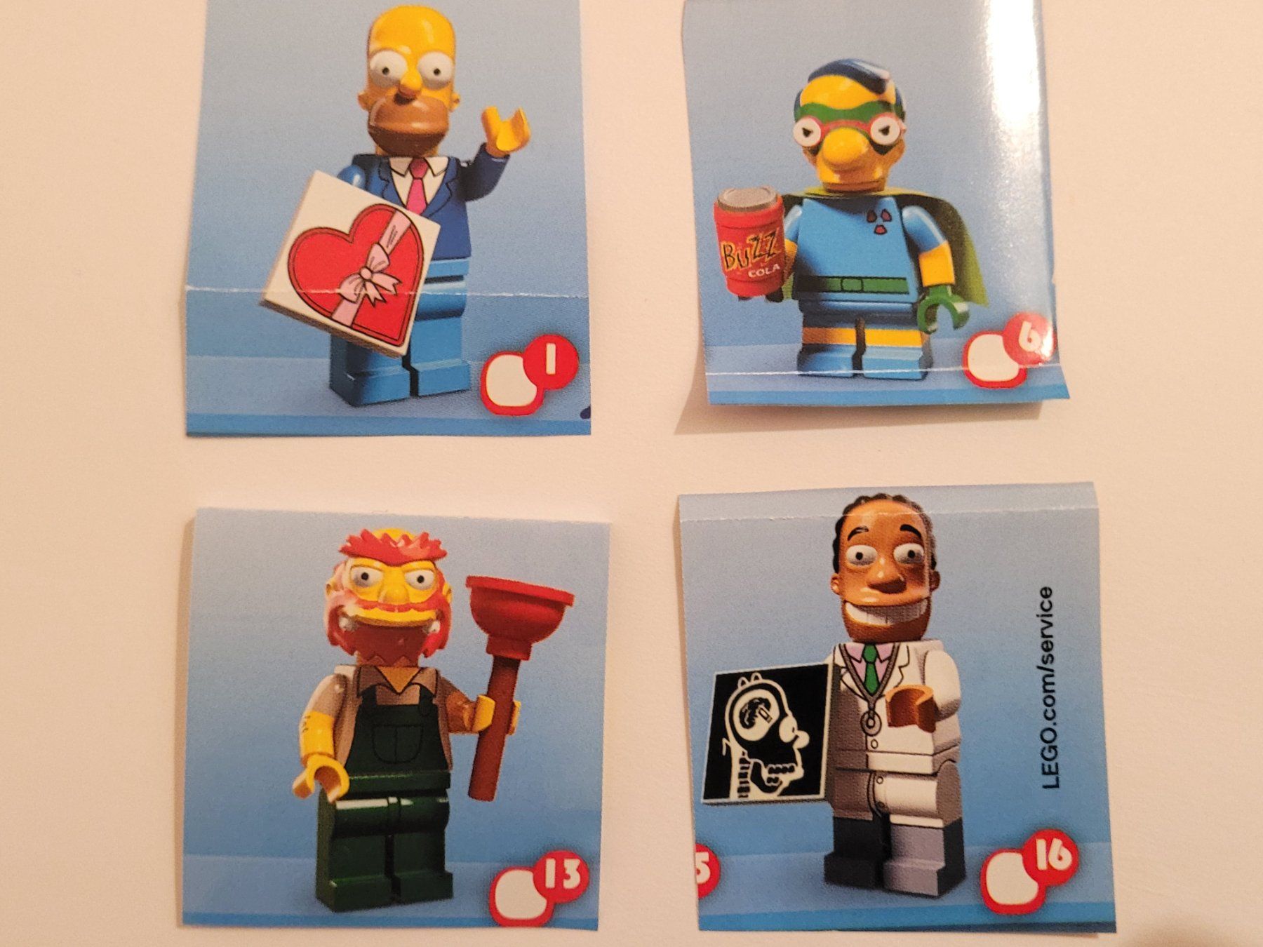 Lego Kit di costruzioni: 4 Lego Simpsons minifiguren. NEU – Nuovo (secondo la descrizione) da La Tour-de-Peilz venduto da estelle69