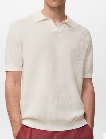 Mango Strickpolo neu