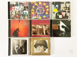U2 CD Konvolut 8x - Rattle & Hum - Zooropa - Achtung Baby ..
