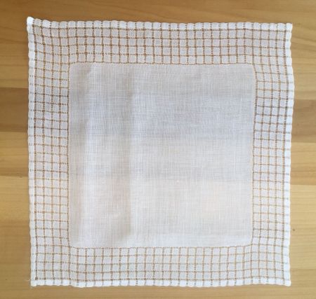 Taschentuch handgestickt
