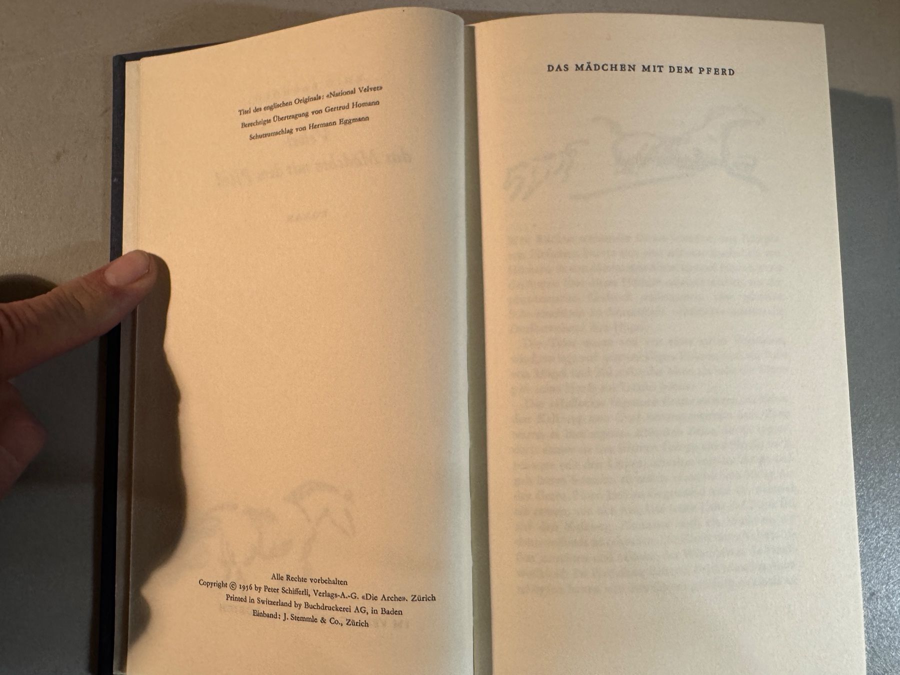 Livres: Enid Bagnold - Das Mädchen mit dem Pferd – D'occasion à Erstfeld par Mario_boe0 4