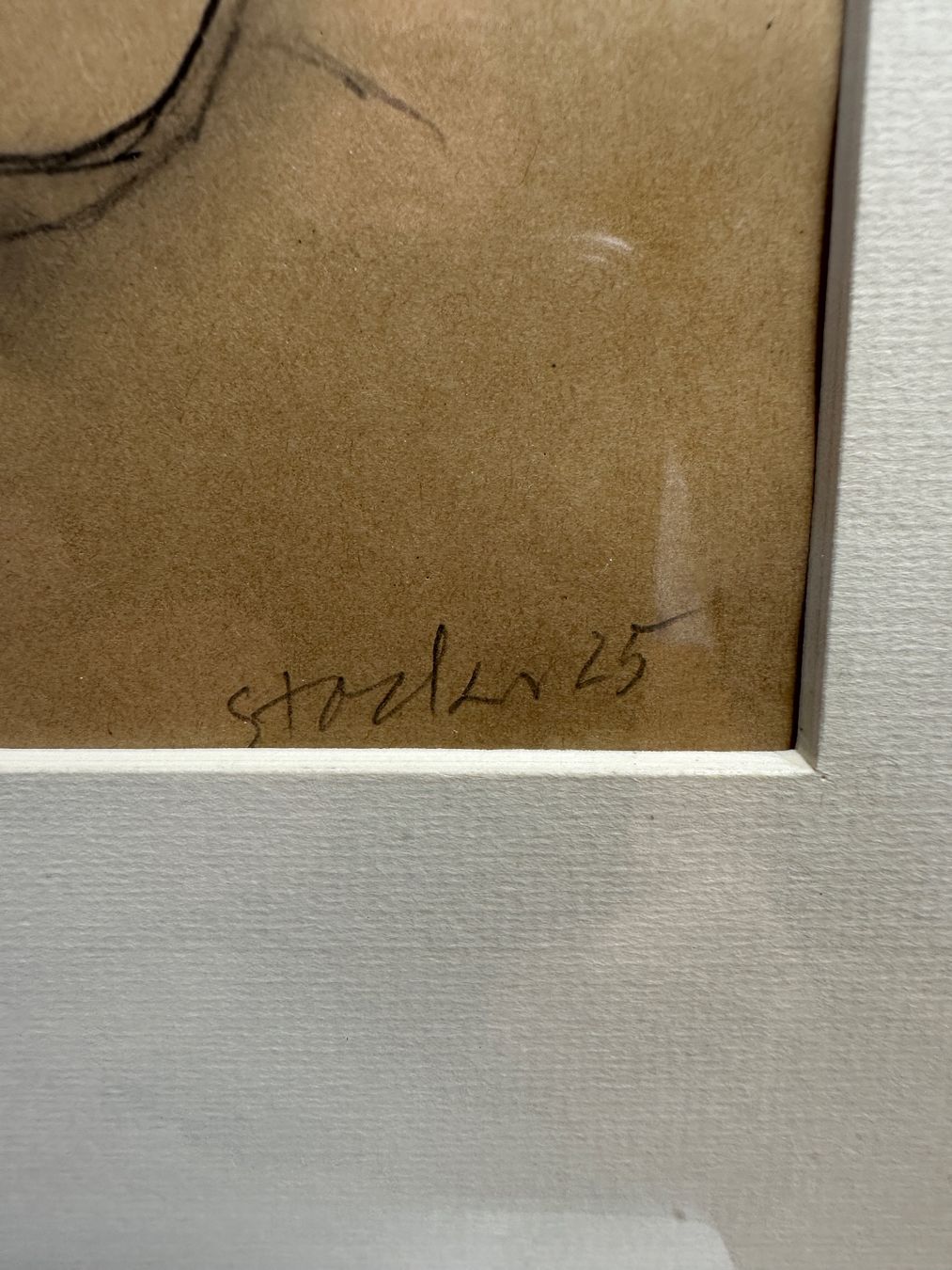 Gemälde: Hans Stocker -  original Zeichnung Sign. – Gebraucht aus arlesheim von Art.en1 2