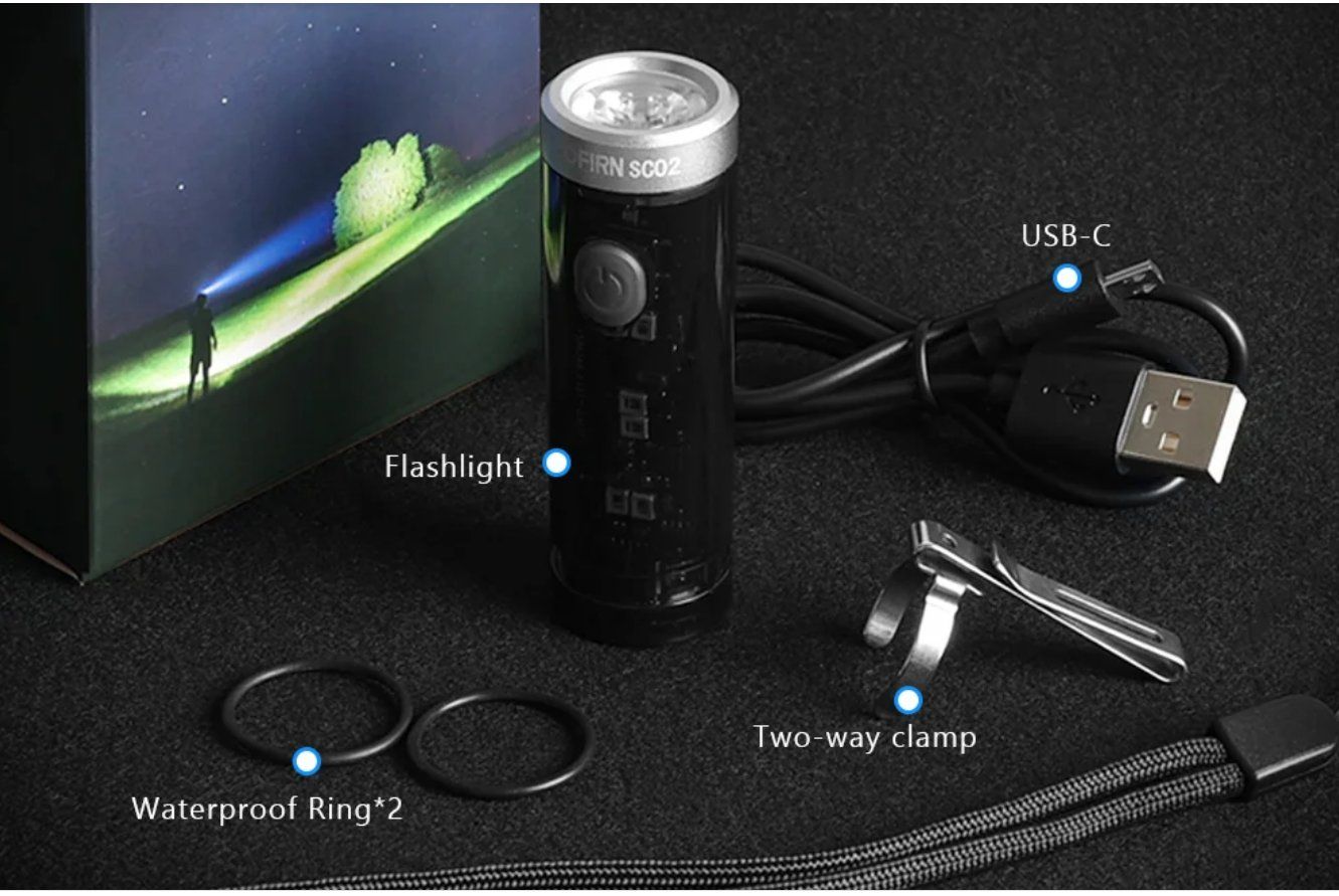 Lampade: Neu: Sofirn SC02 Mini-LED-Lampe mit 320 Lumen – Nuovo e nell'imballaggio originale da Arbon venduto da Helmuth 9