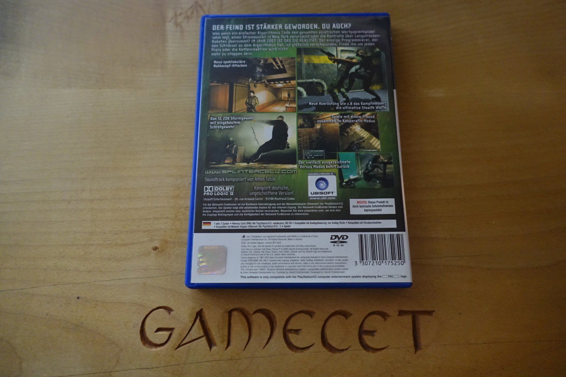Sony Giochi: Tom Clancy's Splinter Cell Chaos Theory – Usato da Steinach venduto da Gamecet 2