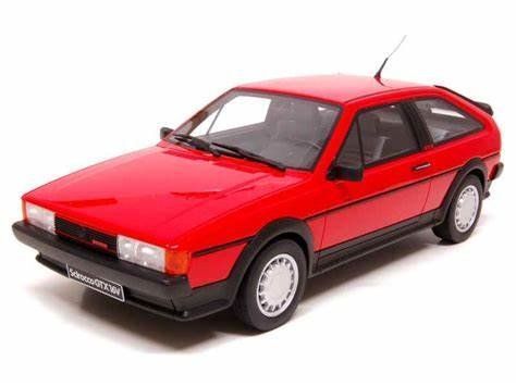 Modèle Réduit Volkswagen Scirocco GTX 16V 1988 Rouge Au 1/18