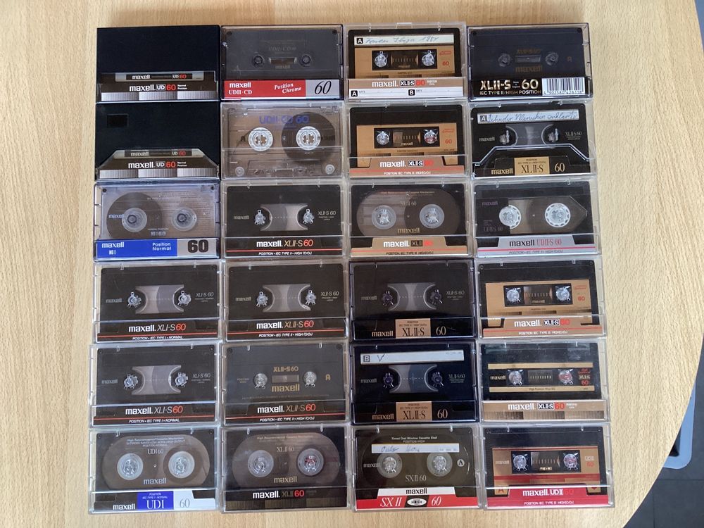 24 Stück Maxell Kassetten ab 19.- | Kaufen auf Ricardo