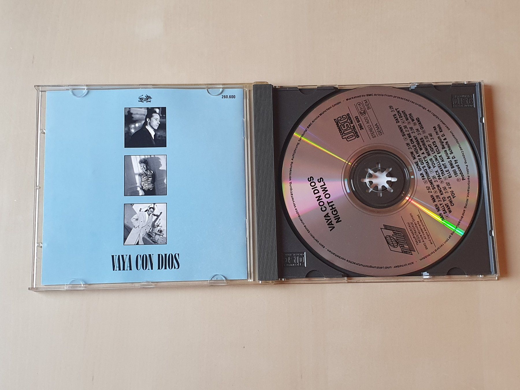 CDs: Vaya Con Dios Night Owls – Gebraucht aus Stansstad von collectorsshop 2