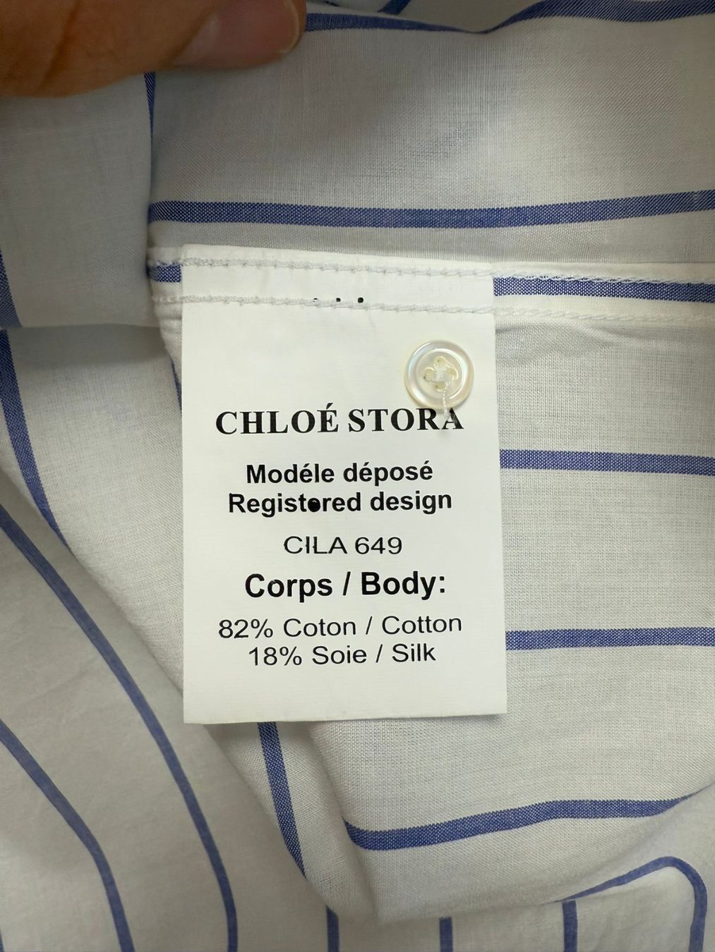 Chloé Camicette: Chloé Stora Damenbluse Gr. 34 - Baumwolle & Seide – Nuovo (secondo la descrizione) da Frauenfeld venduto da LIL_NA 8