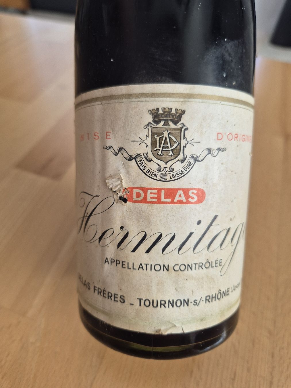 Vino: Delas Hermitage 1964 – Nuovo e nell'imballaggio originale da Vilters venduto da Fleiflomi 2