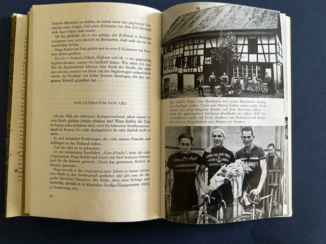 Libri: Ferdi Kübler, Buch, 2 Autogrammkarten / Kübler + Freuler – Usato da Bern venduto da oregonzwei 4