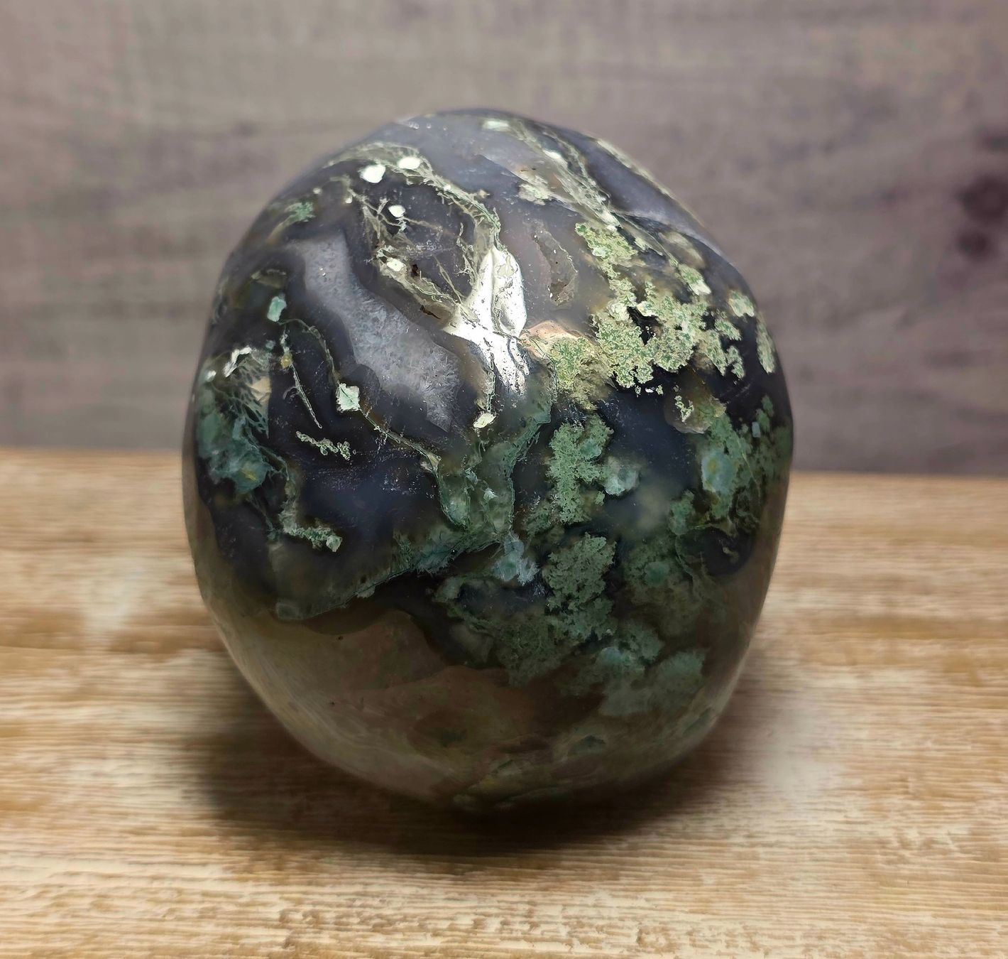 Minerali & Pietre curative: Moosachat Schädel 749g – Nuovo e nell'imballaggio originale da Matzingen venduto da Shay_Crystalz 2