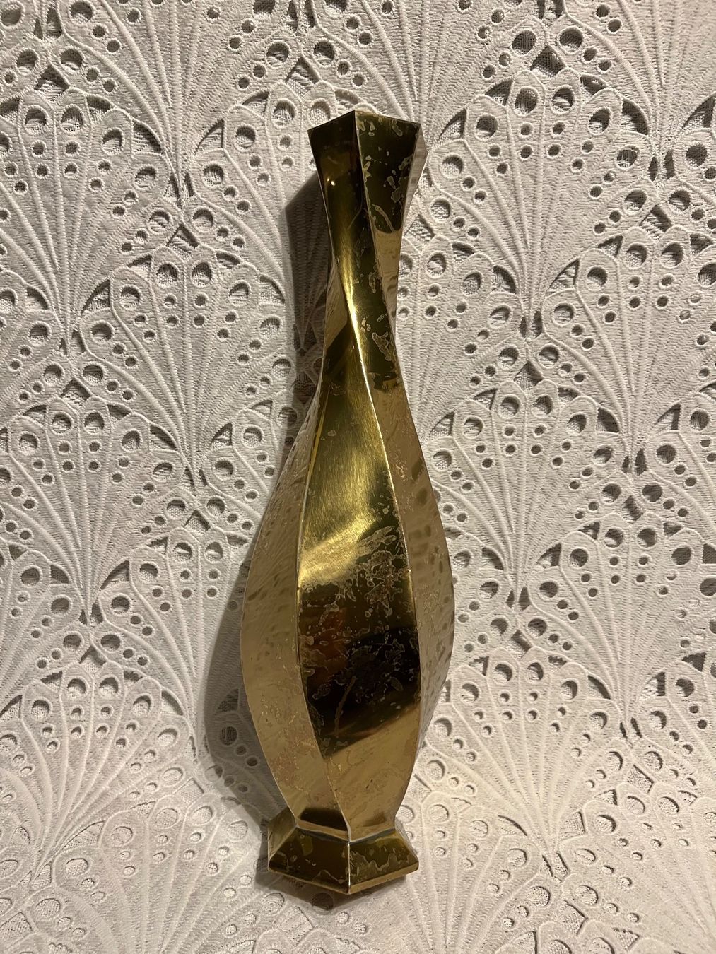 Vasi & Recipienti: Messing Twist Vase 40cm 1500 Gr – Usato da Frenkendorf venduto da Only1 1