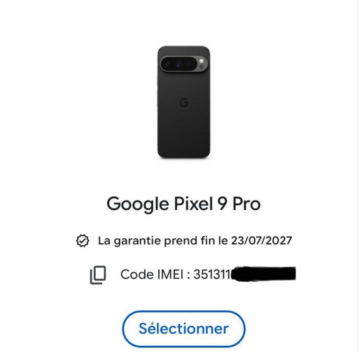 Google Portables: Google Pixel 9 Pro - 256GB - 16GB – D'occasion à Meyrin par Yildiray 9