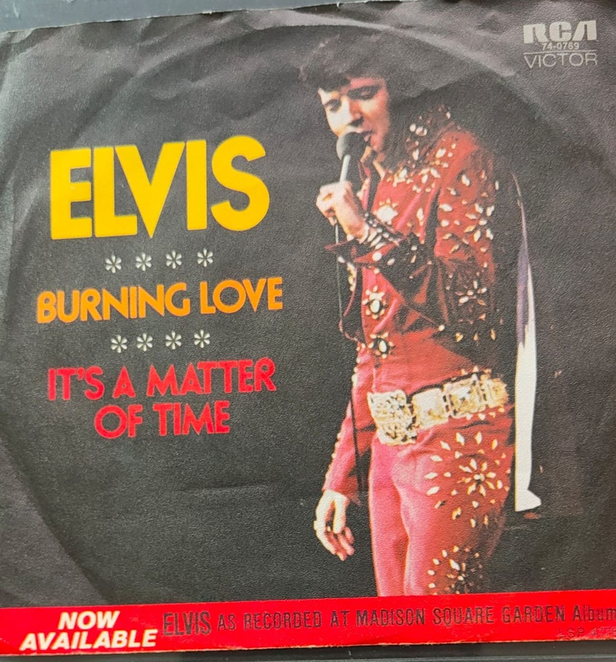 Schallplatten: Vinyl-Single Elvis Presley - Burning Love – Gebraucht aus Langenthal von Modo39